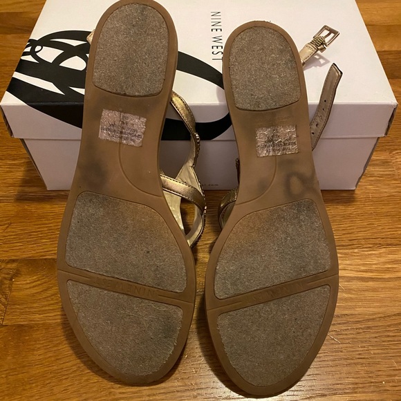 Nine West Bronze Beaded Sandal - Picture 5 of 5